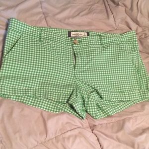 Abercrombie and Fitch plaid shorts